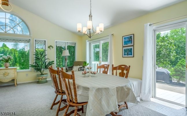 Chandelier, Dining room, Interior