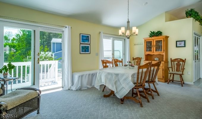 Chandelier, Dining room, Interior