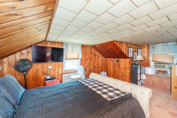Bedroom, Interior, Wooden Walls