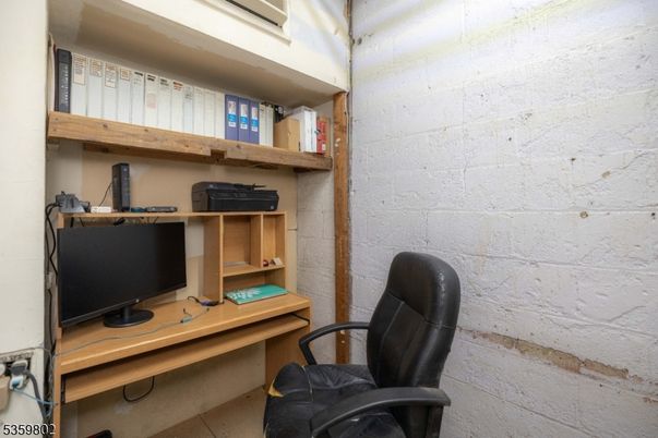 Home Office, Interior, Stone Walls