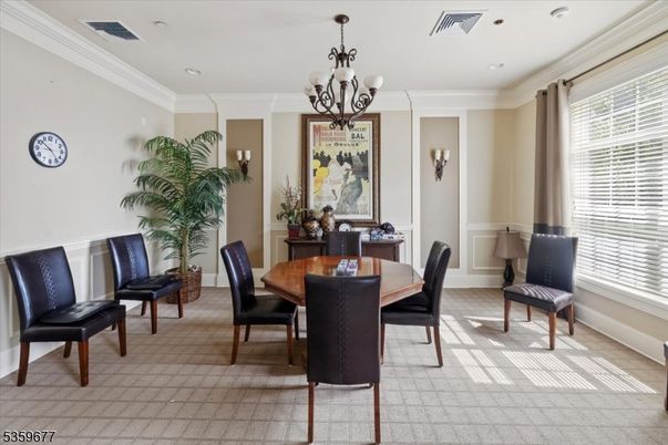 Chandelier, Dining room, Interior, Recessed Lighting
