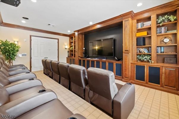 Home Theatre Room, Interior, Recessed Lighting, Theatre Room