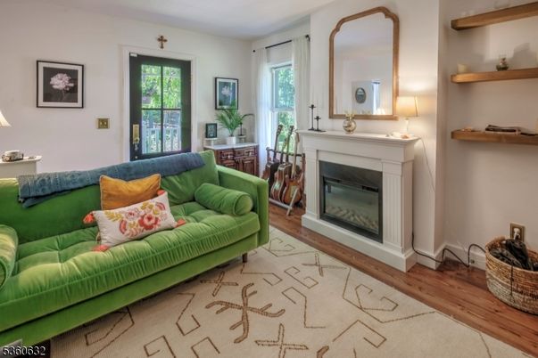 Fireplace, Interior, Living room, Wood Texture Flooring