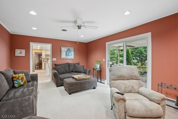 Interior, Living room, Recessed Lighting