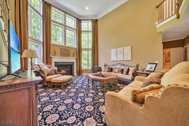 Fireplace, Interior, Living room, Recessed Lighting