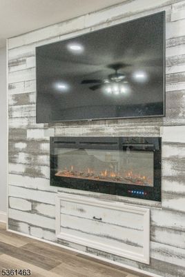 Fireplace, Interior, Wood Texture Flooring