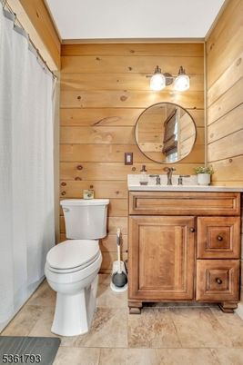 Bathroom, Interior, Wooden Walls