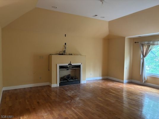 Empty room, Fireplace, Interior, Wood Texture Flooring