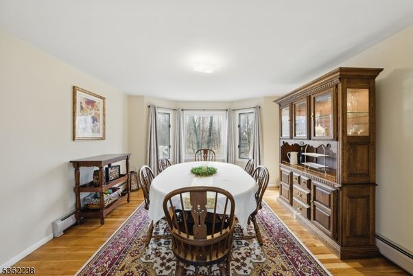 Dining room, Interior, Wood Texture Flooring