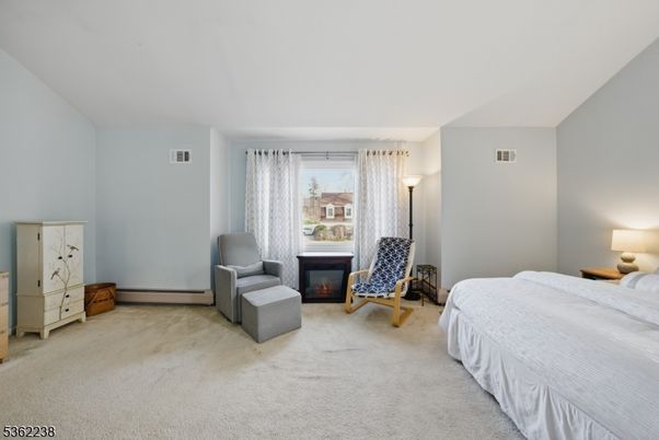 Bedroom, Fireplace, Interior