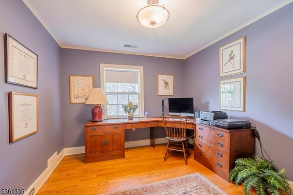 Home Office, Interior, Wood Texture Flooring