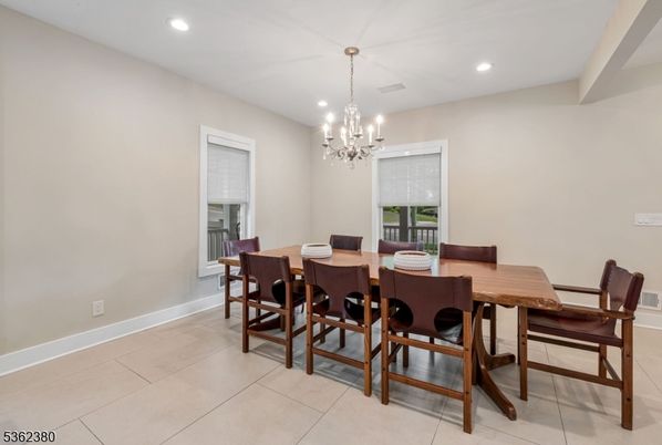 Chandelier, Dining room, Interior, Recessed Lighting