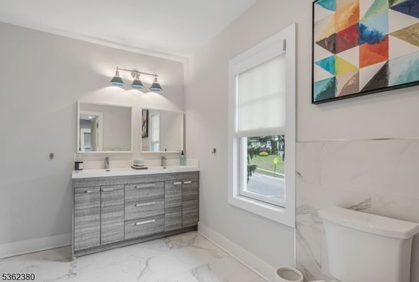 Bathroom, Dual Sink Vanities, Interior, Marble