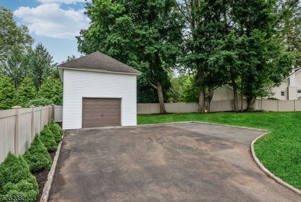 Backyard, Detached Garage, Exterior