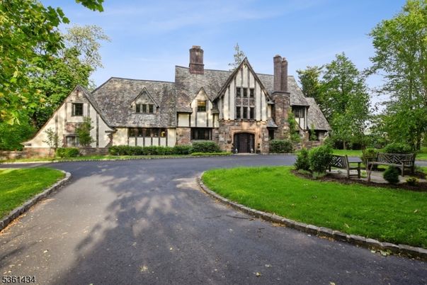 Backyard, Exterior, Facade, Tudor Revival