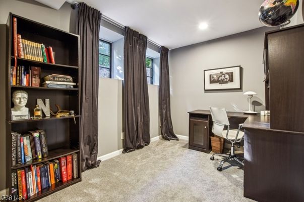 Home Office, Interior, Recessed Lighting
