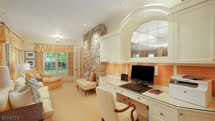 Home Office, Interior, Recessed Lighting