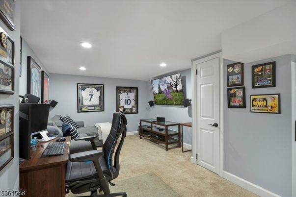 Home Office, Interior, Recessed Lighting