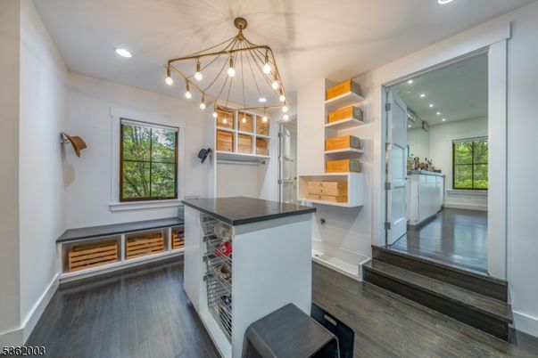 Interior, Pendant Lights, Recessed Lighting, Wood Texture Flooring