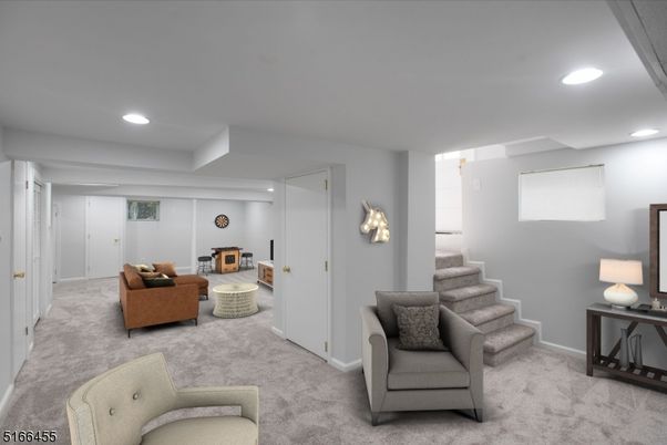 Interior, Living room, Recessed Lighting