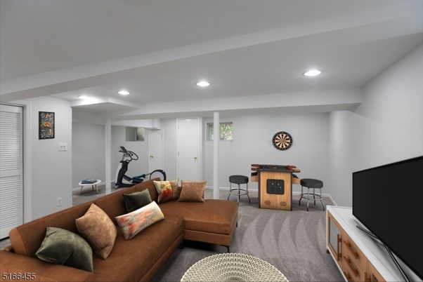 Fitness Equipment, Interior, Living room, Recessed Lighting