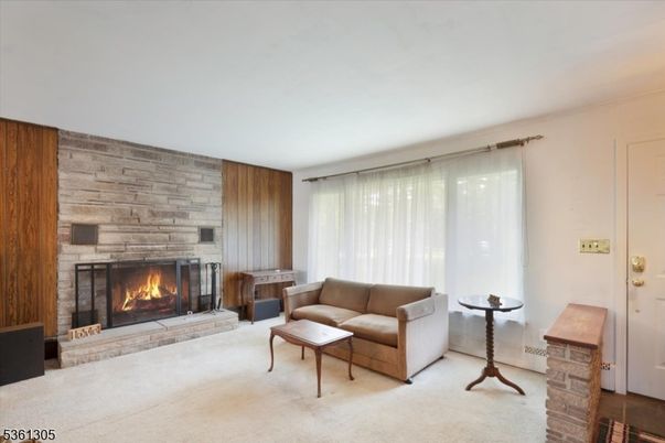 Fireplace, Interior, Living room, Stone Walls, Wooden Walls