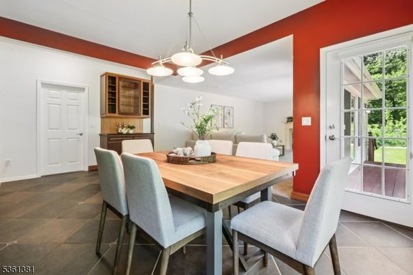 Dining room, Interior, Pendant Lights
