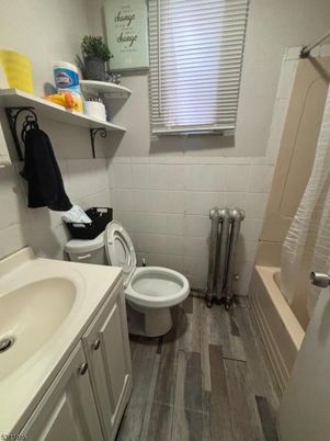 Bathroom, Interior, Wood Texture Flooring