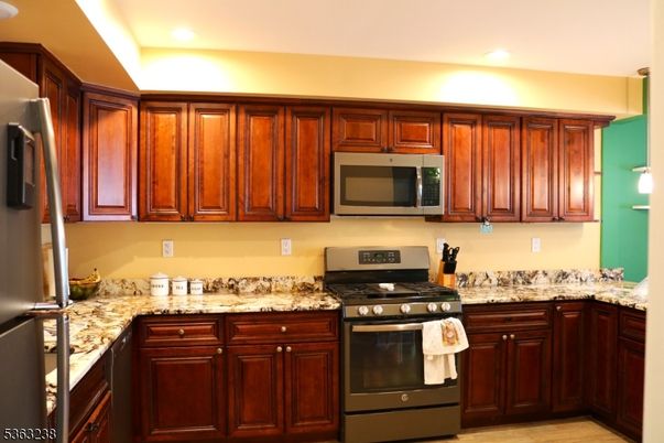 Interior, Kitchen, Recessed Lighting, Stainless Steel Appliances
