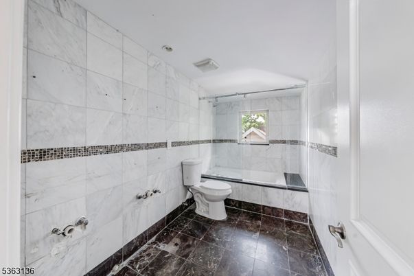 Bathroom, Glass Shower, Interior, Marble Walls