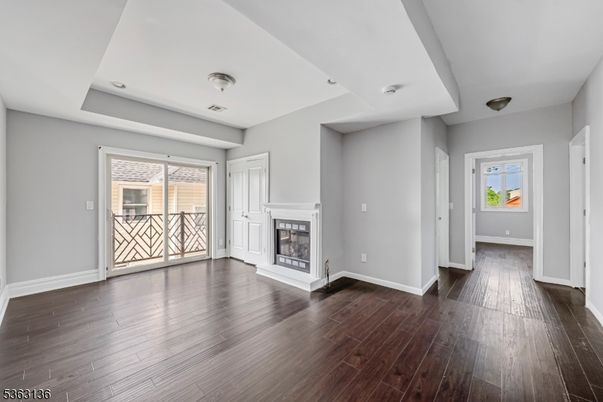 Empty room, Fireplace, Interior, Wood Texture Flooring
