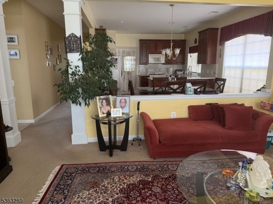 Dining room, Interior, Kitchen, Living room, Pendant Lights, Recessed Lighting