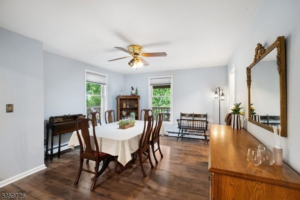 Dining room, Interior, Wood Texture Flooring