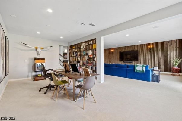 Home Office, Interior, Living room, Recessed Lighting
