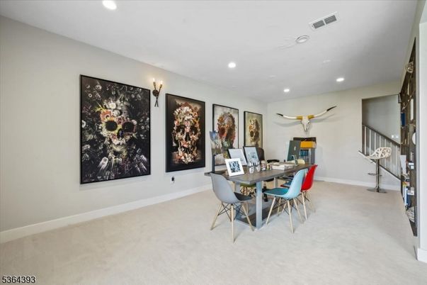 Home Office, Interior, Recessed Lighting