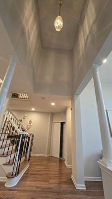 Interior, Pendant Lights, Recessed Lighting, Wood Texture Flooring