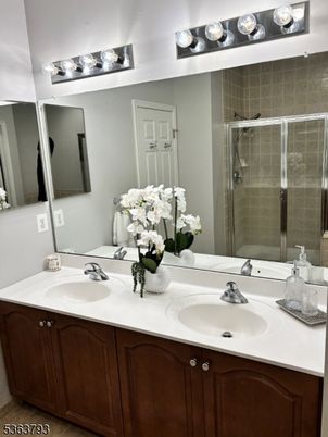Bathroom, Dual Sink Vanities, Glass Shower, Interior