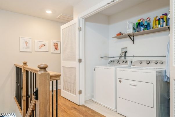 Interior, Recessed Lighting, Utility Closets, Washer, Wood Texture Flooring
