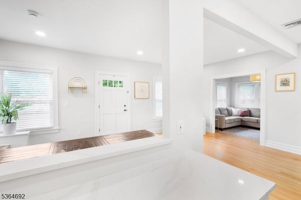 Interior, Marble, Recessed Lighting, Wood Texture Flooring