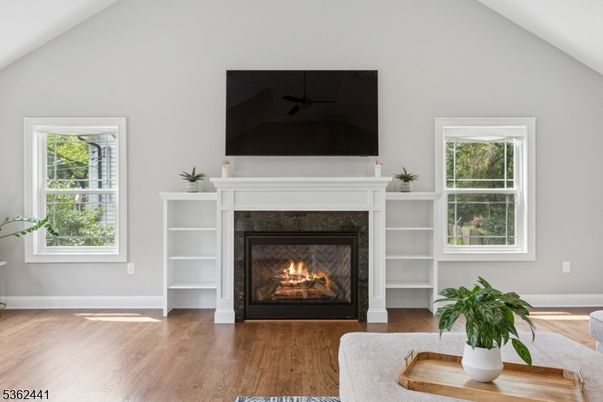 Fireplace, Interior, Wood Texture Flooring