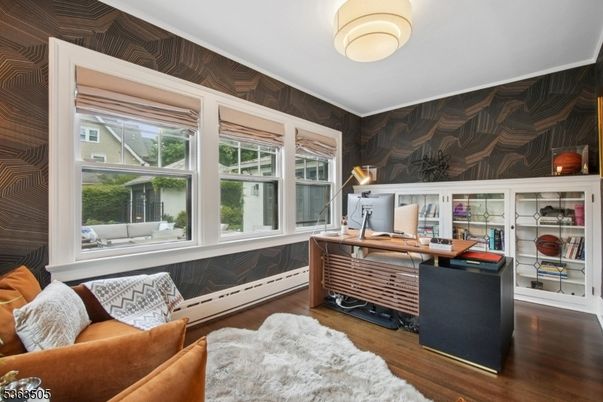 Home Office, Interior, Wood Texture Flooring