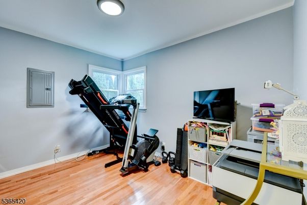 Fitness Equipment, Interior, Wood Texture Flooring