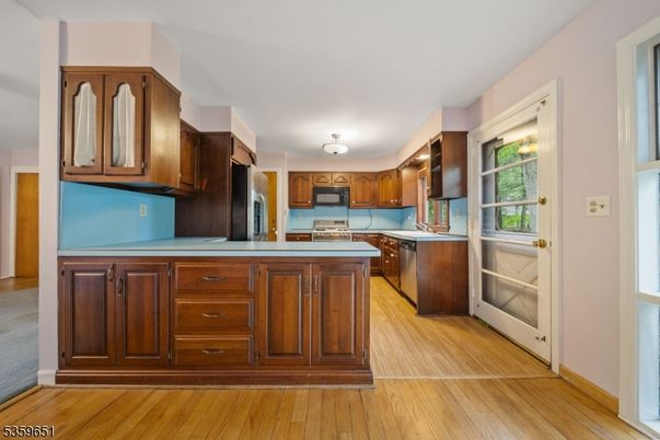 Interior, Kitchen, Wood Texture Flooring