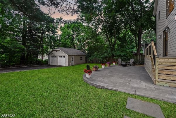 Backyard, Detached Garage, Exterior