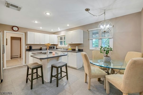 Chandelier, Dining room, Interior, Kitchen, Recessed Lighting