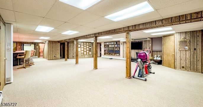 Fitness Equipment, Interior, Recessed Lighting, Wooden Walls
