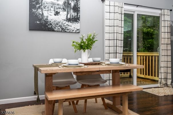 Dining room, Interior, Wood Texture Flooring