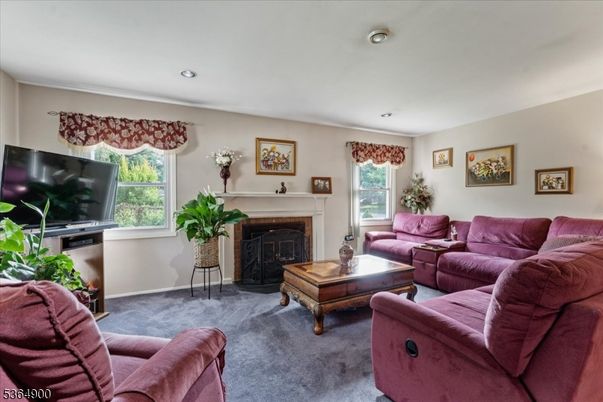 Fireplace, Interior, Living room, Recessed Lighting