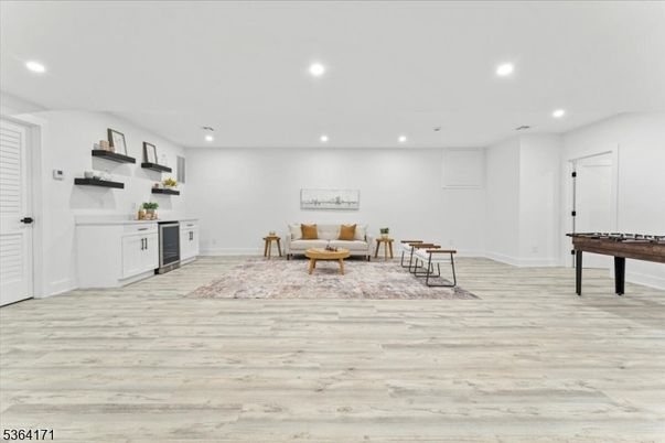 Game Room, Interior, Living room, Recessed Lighting, Wood Texture Flooring