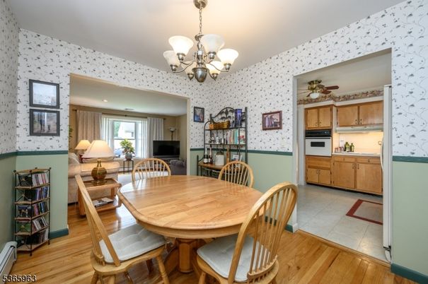 Chandelier, Dining room, Interior, Kitchen, Wood Texture Flooring